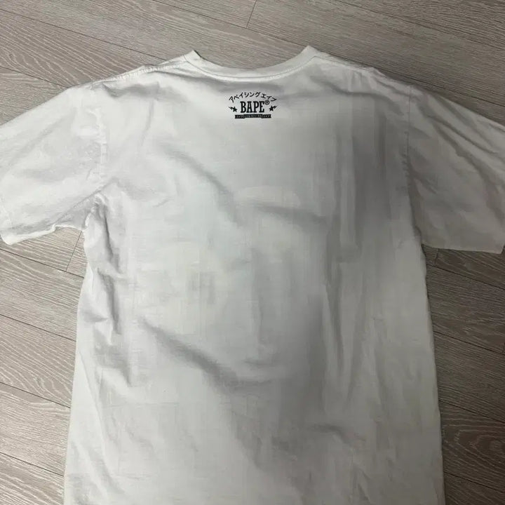[BUNJANG] Bape Big Ape Head T-Shirt White XL / Bape 재팬 빅 에이프 헤드 티셔츠 화이트 XL