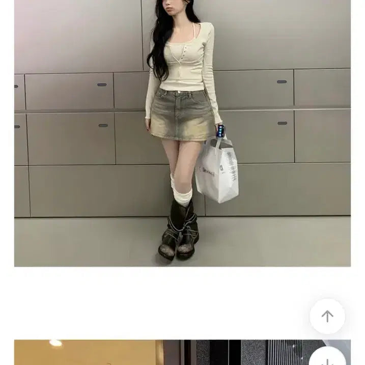 [BUNJANG] Halter Top and Cardigan Set / 홀터나시 가디건 - set
