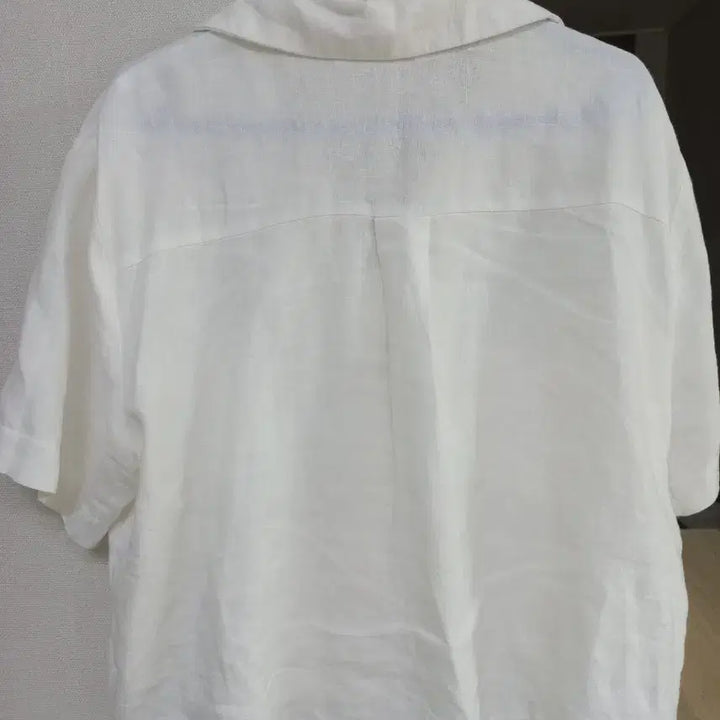 [BUNJANG] Linen Short Sleeve Shirt / 오버핏 리넨 반팔 셔츠 린넨 셔츠 교신가능