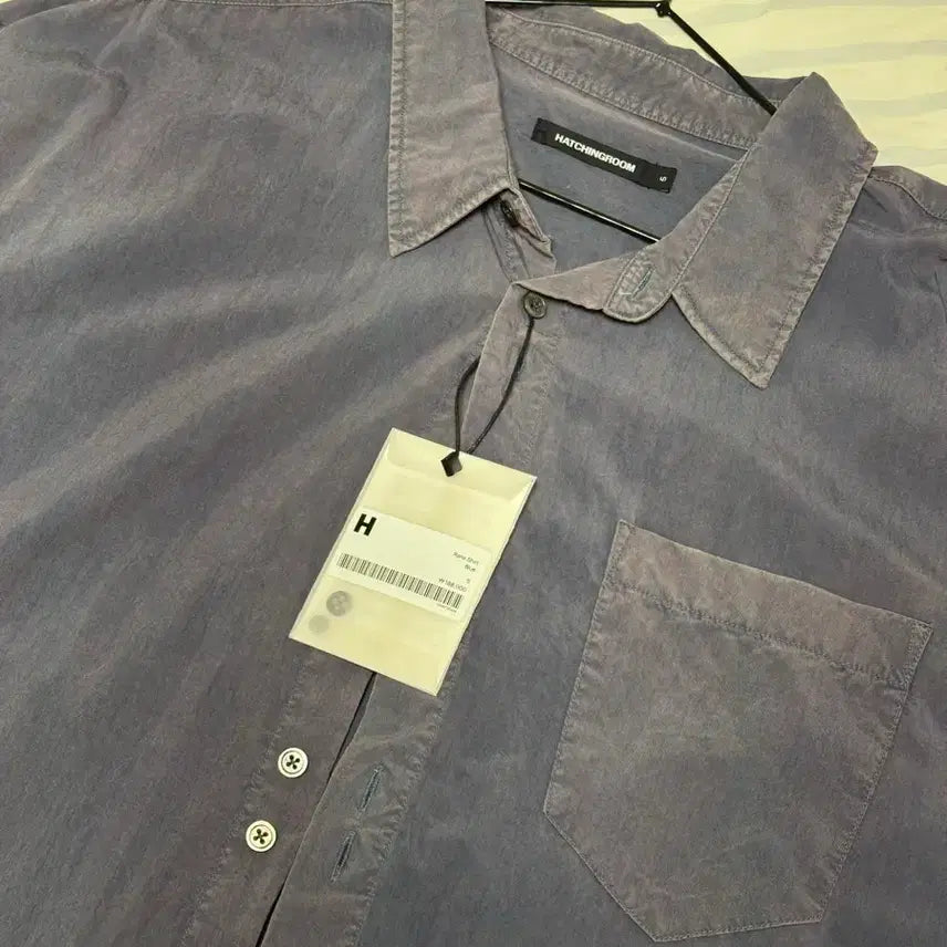 [BUNJANG] Hatching Room Lana Shirt Blue Size 5 / 해칭룸 라나셔츠 블루 5사이즈 새제품