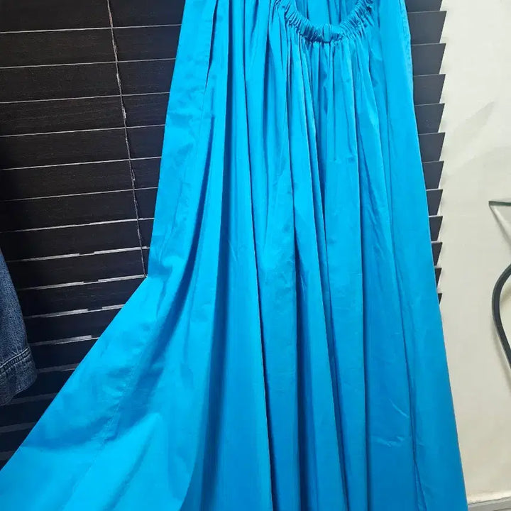 [BUNJANG] Mojo S.phine Blue Cutout Long Dress / 모조에스핀 청량한 블루 컷아웃 롱 원피스