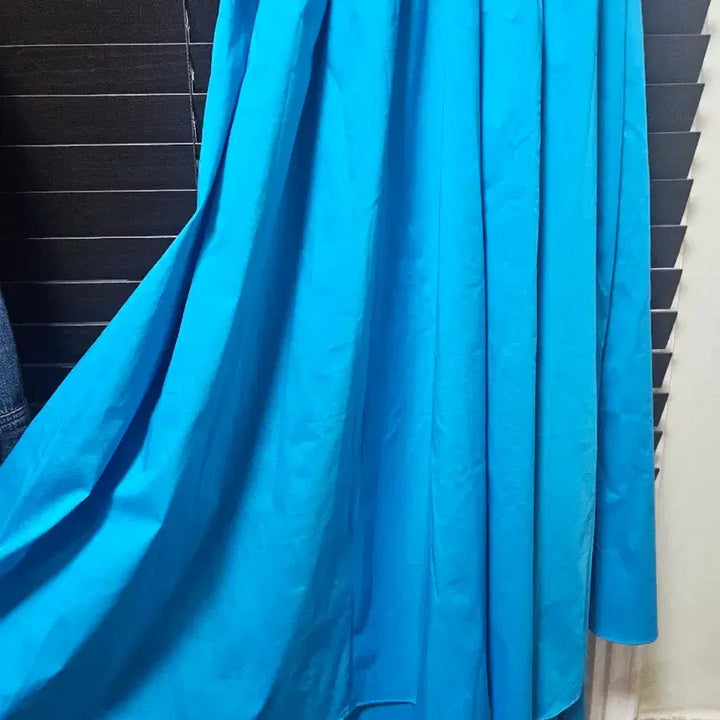 [BUNJANG] Mojo S.phine Blue Cutout Long Dress / 모조에스핀 청량한 블루 컷아웃 롱 원피스