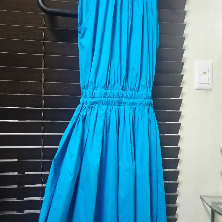 [BUNJANG] Mojo S.phine Blue Cutout Long Dress / 모조에스핀 청량한 블루 컷아웃 롱 원피스