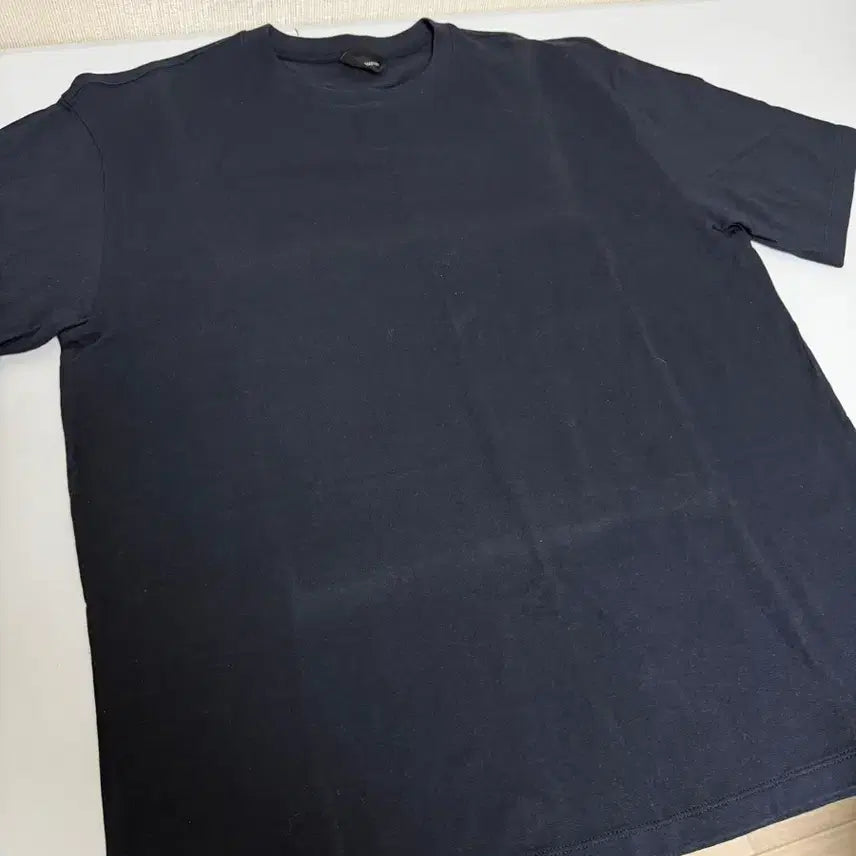 [BUNJANG] Melange Master Relaxed Open End T-Shirt [Navy] XL / 멜란지마스터 릴렉스드 오픈 엔드 반팔 티셔츠 [네이비] XL