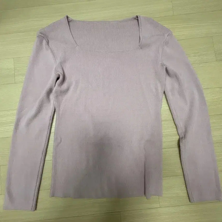 [BUNJANG] SIE Square Neck Ribbed Knit Sweater / SIE 슈어 스퀘어넥 니트