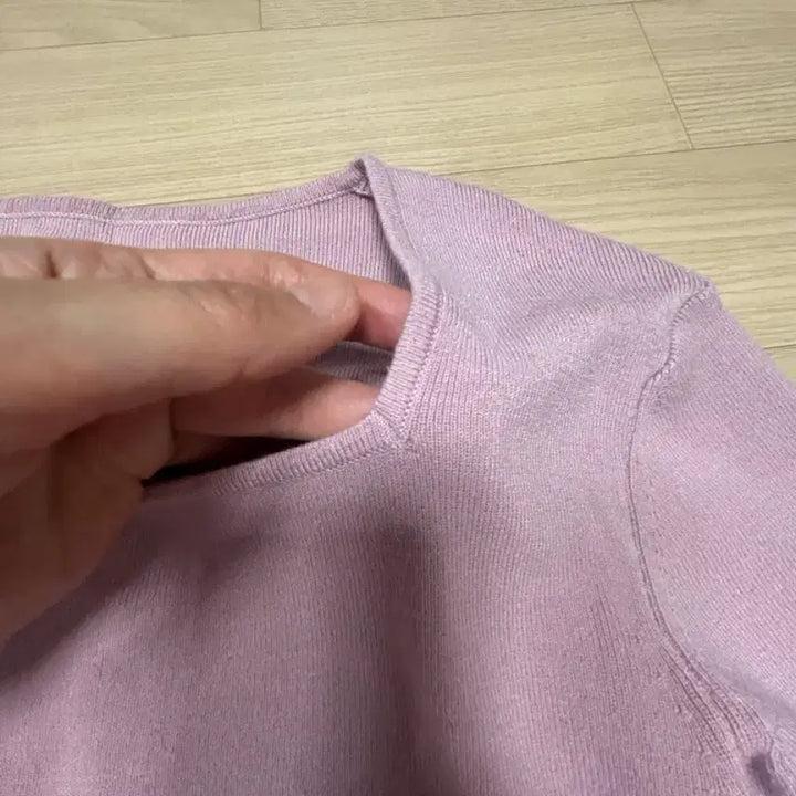 [BUNJANG] SIE Square Neck Ribbed Knit Sweater / SIE 슈어 스퀘어넥 니트