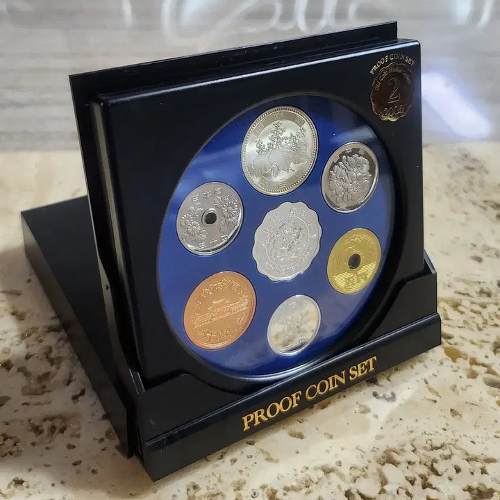 [BUNJANG] Japan Mint 2000 Silver Proof Coin Set / 2000년 일본 조폐국 발행 은화포함 프루프 코인 세트