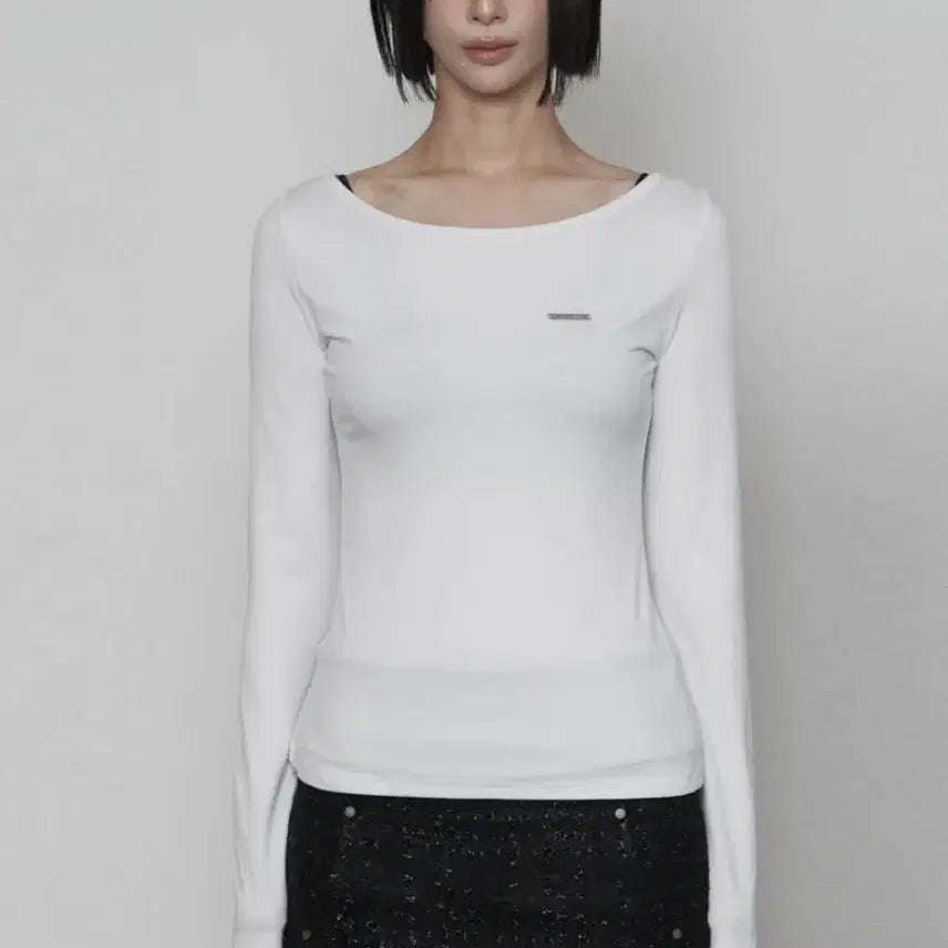 [BUNJANG] Hartoha Jiwoo Back See-through Long Sleeve / *하투하 지우 착용* 에트오소메 백시스루 롱슬리브