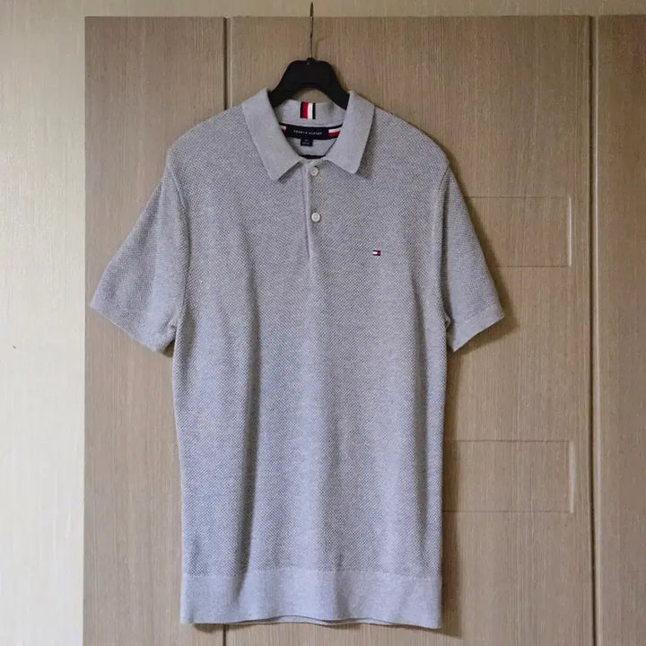 [BUNJANG] Tommy Hilfiger Gray Polo T-shirt S / 타미힐피거 그레이 반팔 폴로티셔츠 S