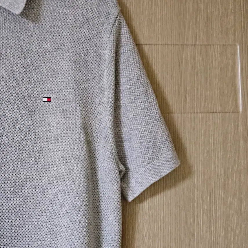 [BUNJANG] Tommy Hilfiger Gray Polo T-shirt S / 타미힐피거 그레이 반팔 폴로티셔츠 S