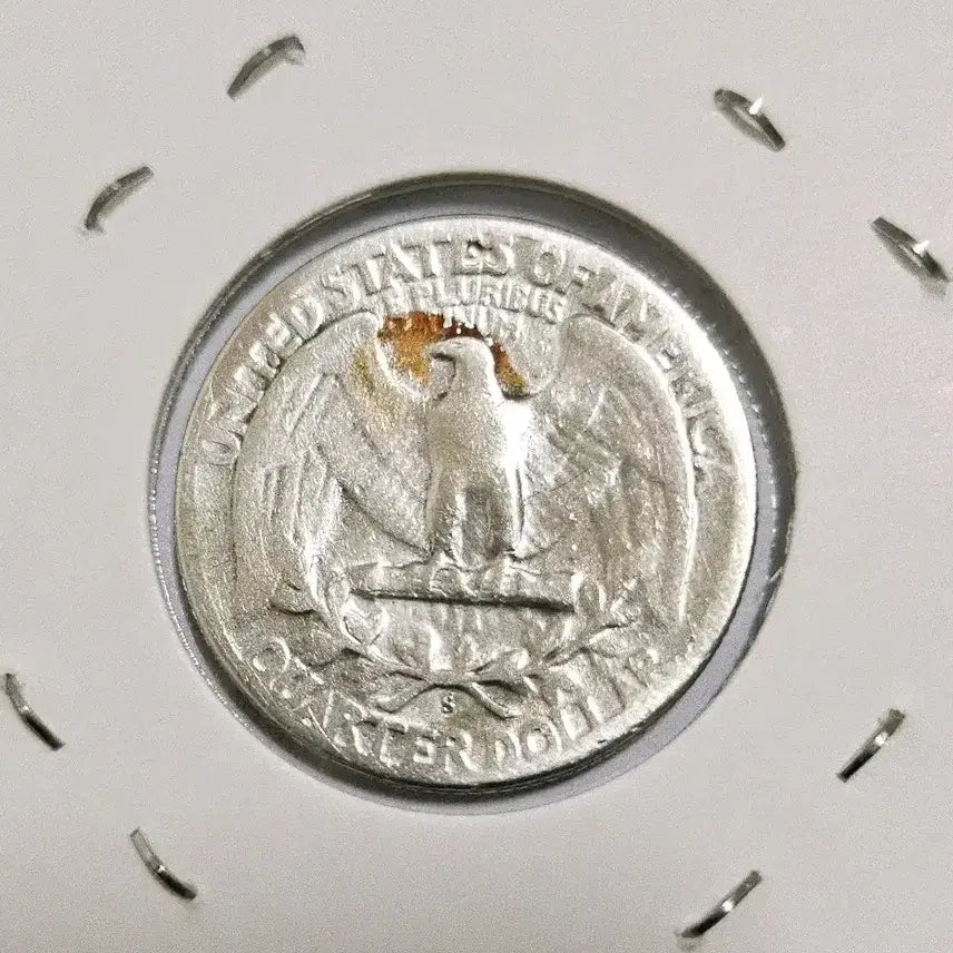 [BUNJANG] US 1950 Quarter Dollar Silver Coin / (은화)미국 1950년 25센트 쿼터 달러(동전.외국주화)04