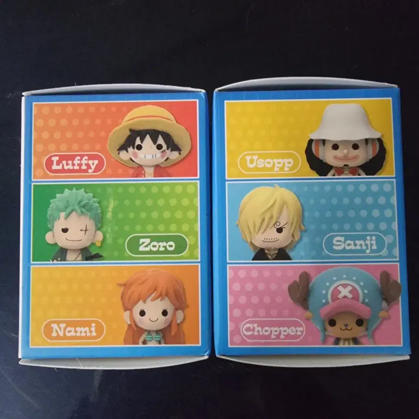 [BUNJANG] One Piece Character 6-Piece Keychain Set / 원피스 캐릭터 6종 키링 세트