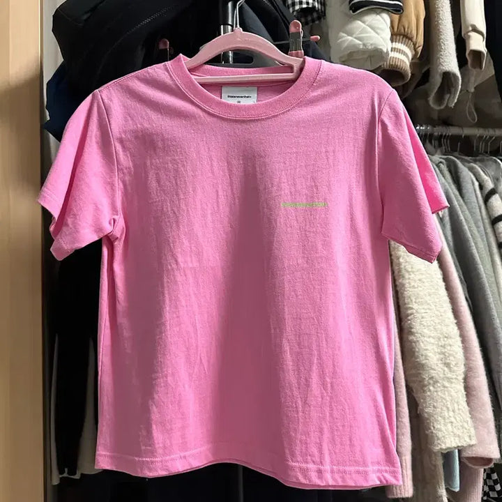 [BUNJANG] thisisneverthat Pink Short-Sleeved T-Shirt / 디스이즈네버댓 핑크 반팔 티셔츠 새상품
