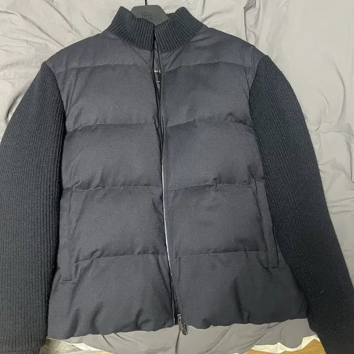 [SOLD OUT] 마시모두띠 니트 패딩 (덕다운) XL 105-110 네이비블루