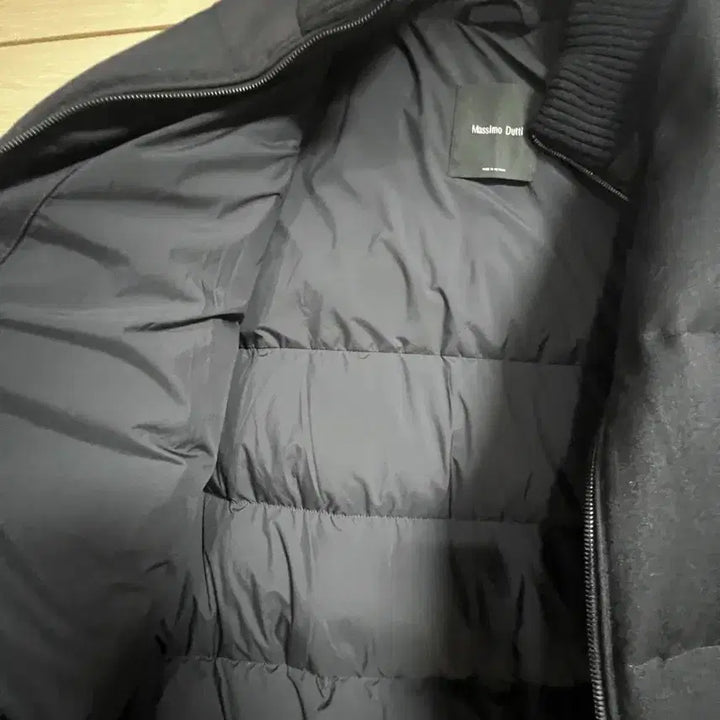 [SOLD OUT] 마시모두띠 니트 패딩 (덕다운) XL 105-110 네이비블루