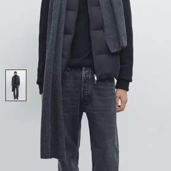 [SOLD OUT] 마시모두띠 니트 패딩 (덕다운) XL 105-110 네이비블루