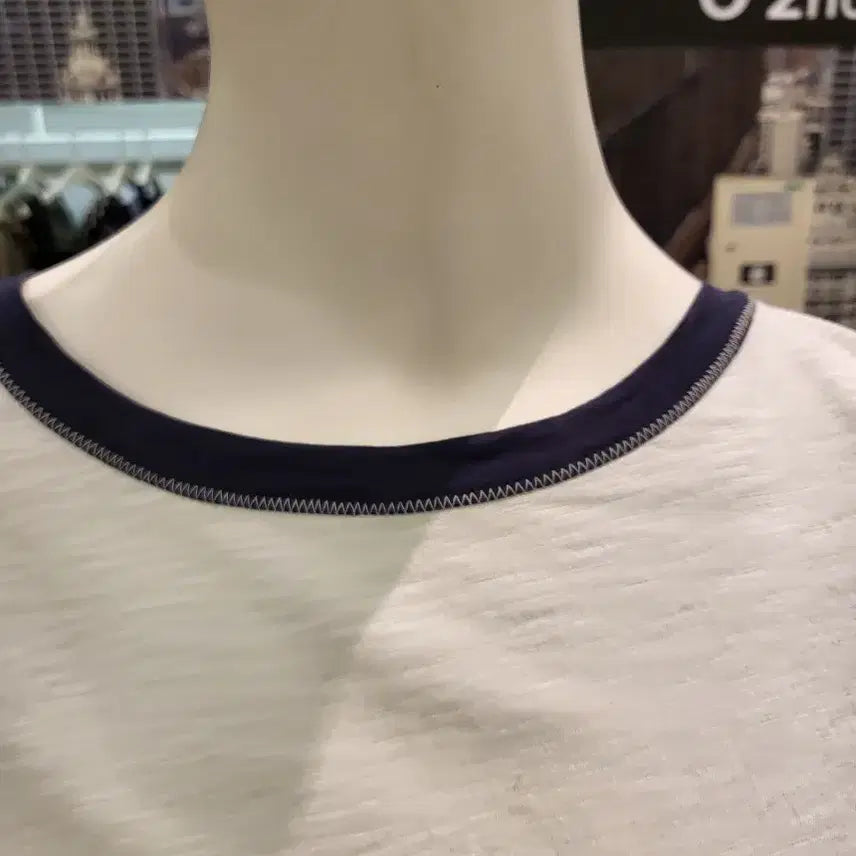 [BUNJANG] Ozscecon Short Sleeve T-Shirt Navy Size 66 / 오즈세컨 반팔 티셔츠 새상품 66사이즈
