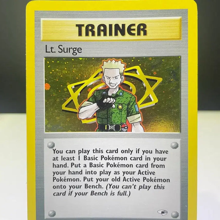[BUNJANG] Pokemon Lt. Surge Trainer 1995 (North American Edition) / [북미판] 포켓몬 카드 Lt. Surge 트레이너 1995