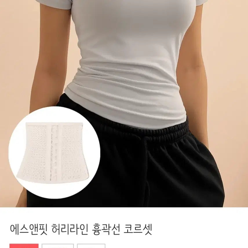 [SOLD OUT] 브이쉡 에스앤핏 허리라인 흉곽선 코르셋 M