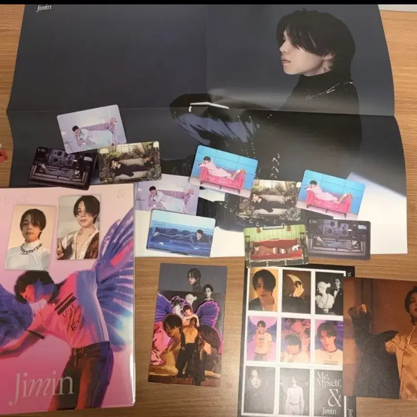 [SOLD OUT] 포카 포함 풀셋, 덤O) 방탄소년단 굿즈 지민 포토폴리오 포카
