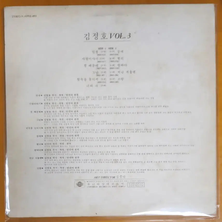 [SOLD OUT] LP/김정호3집-인생