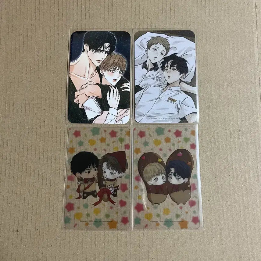 [SOLD OUT] 판타지트 애욕 예약자 메뉴 포토카드 4종