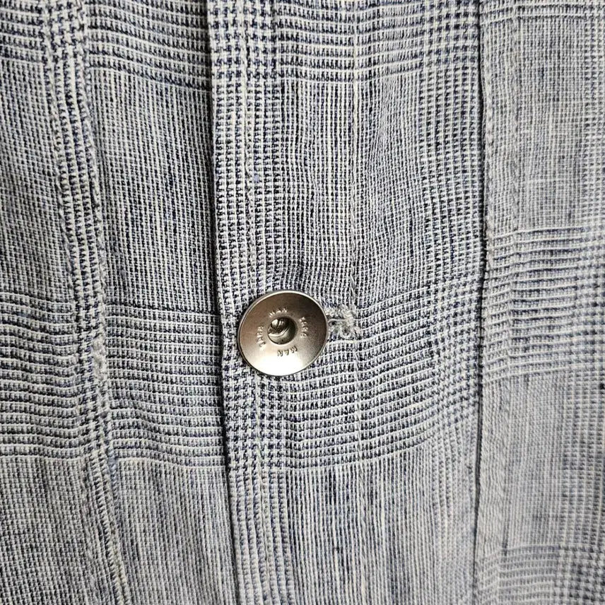 [SOLD OUT] 100[새상품] 남성 자라(ZARA) 체크 린넨 셔츠 자켓 (시원한 여름