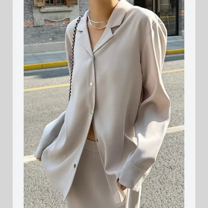 [SOLD OUT] 오르(ORR) 테일러드 카라 블라우스 55-66