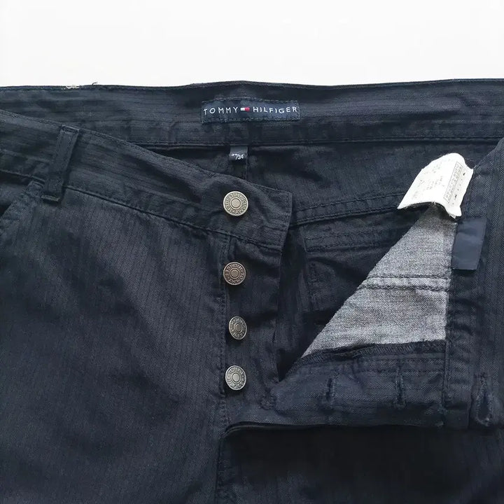 [SOLD OUT] 타미힐피거 면바지 사이즈34 일자 네이비 빈티지 남자 팬츠 B0067