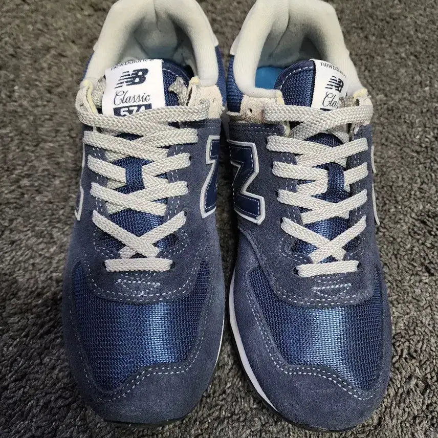 [BUNJANG] New Balance 574 Navy Sneakers / 뉴발란스 574 네이비  260사이즈