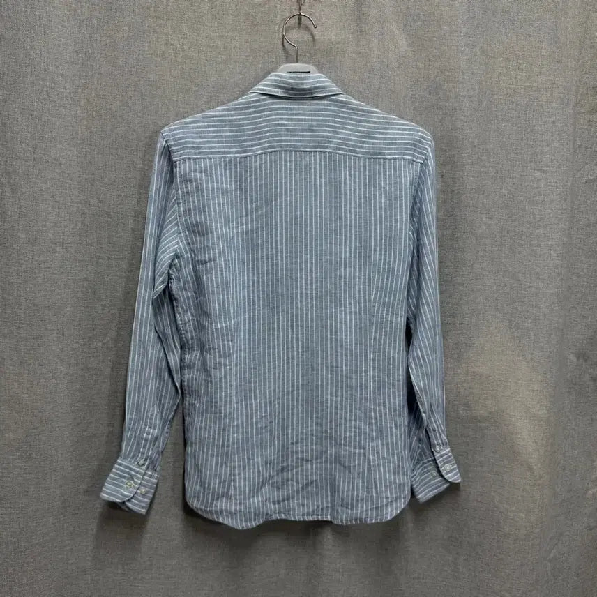 [BUNJANG] Massimo Dutti Linen Stripe Shirt / 마시모두띠 Massimo Dutti 린넨 스트라이프 셔츠