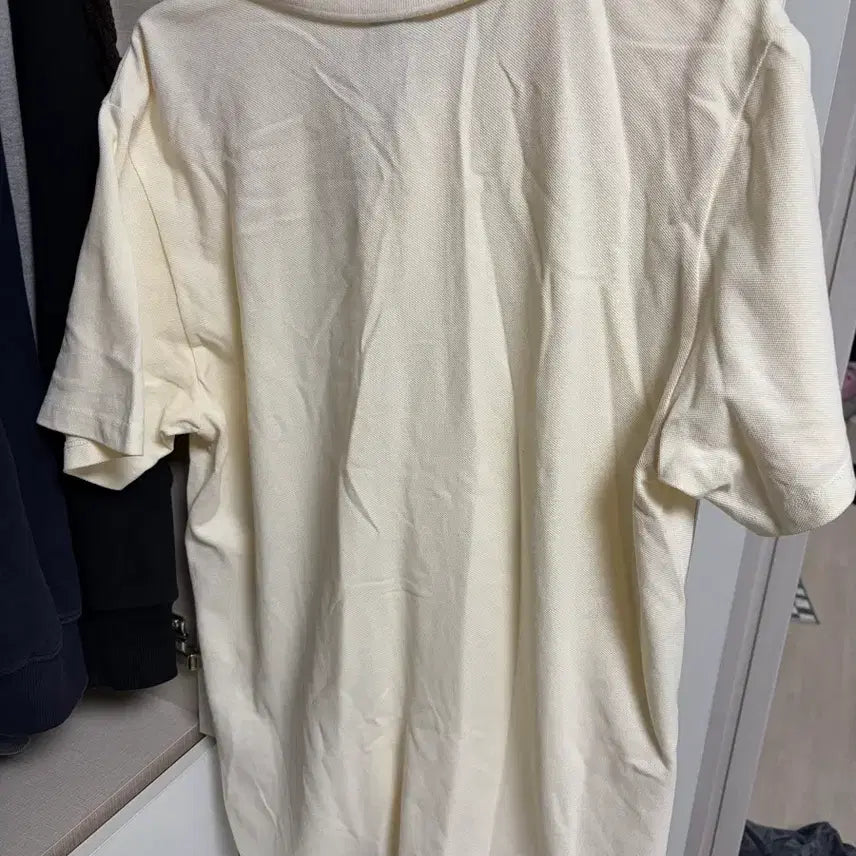 [BUNJANG] Enzo Blues Ivory Short Sleeve Polo Shirt / 엔조블루스 아이보리 반팔 폴로티