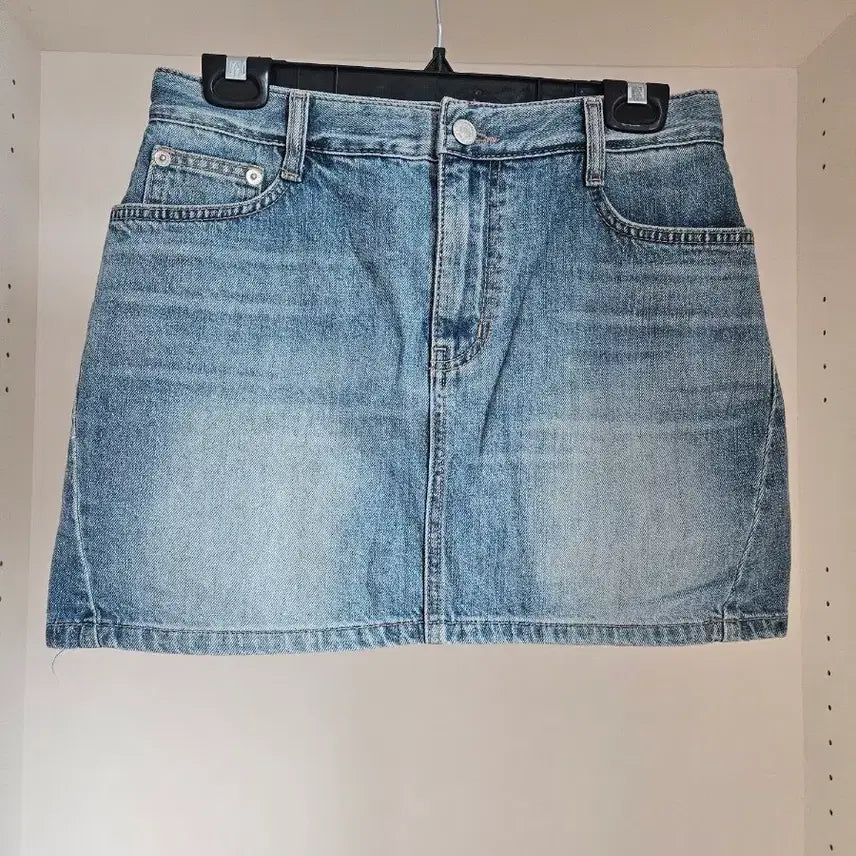 [BUNJANG] Blue Mini Skirt / 청 미니 스커트(새상품)