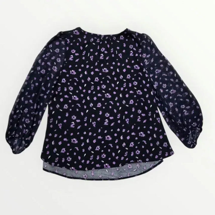 [BUNJANG] Floral Print Long Sleeve Blouse for Women / 새상품 66~77 여성 블라우스 꽃무늬 긴팔 블라우스 95 여자 새제품