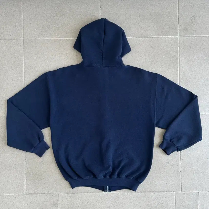 [SOLD OUT] 00s 빈티지 러셀 후드집업 네이비 M
