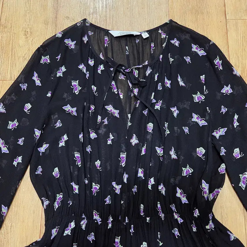 [BUNJANG] &amp; Other Stories Butterfly Pattern Chiffon Dress / 앤아더스토리즈 나비패턴 시폰원피스 55-66