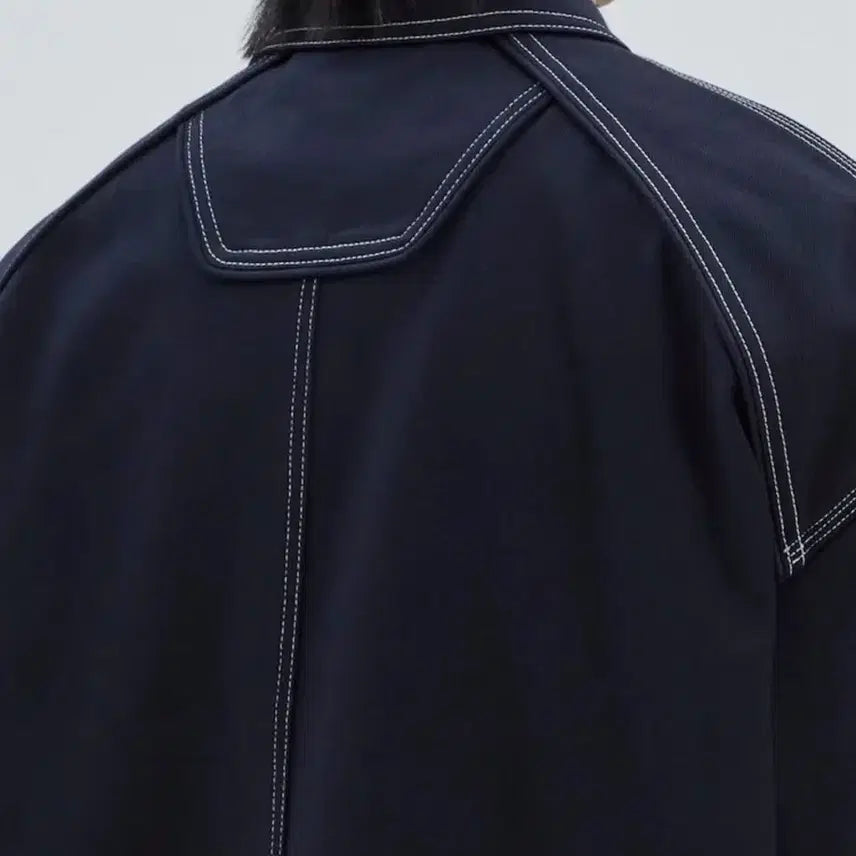 [BUNJANG] Juun.J Denim Short Sleeve Work Shirt / [택보유]준지 데님 반팔 셔츠 판매