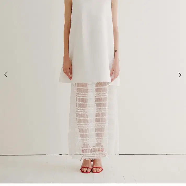 [BUNJANG] Ganisong A-Line Silk Dress / 가니송 드레스