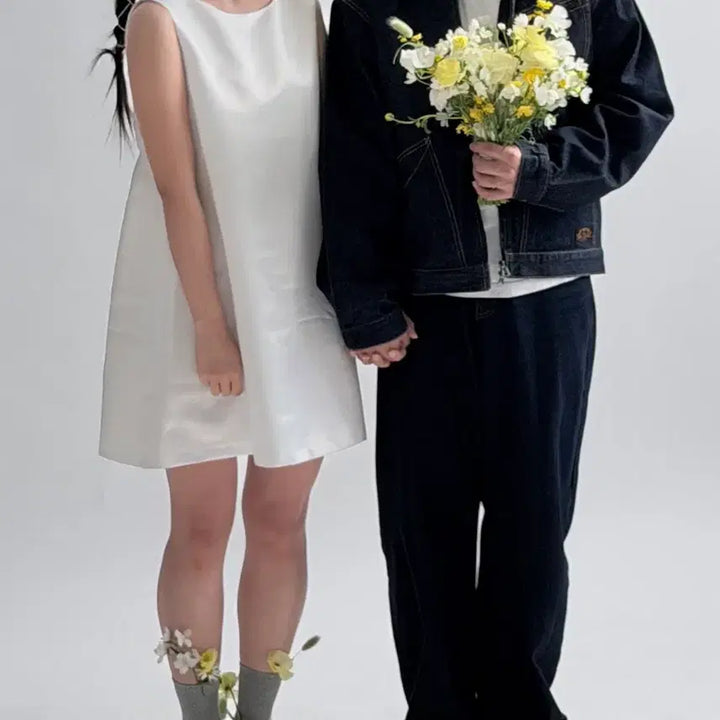 [BUNJANG] Ganisong A-Line Silk Dress / 가니송 드레스