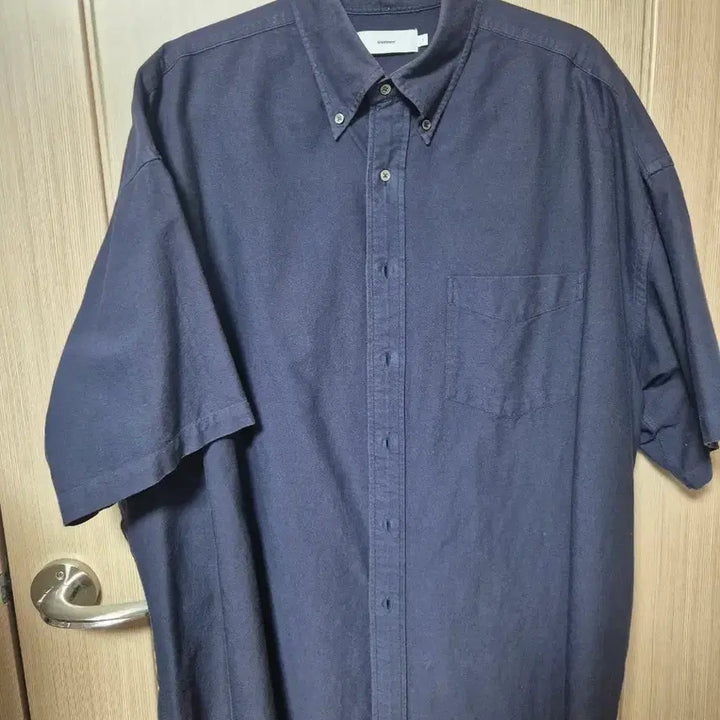 [BUNJANG] Graphpaper BD Oversized Short Sleeve Shirt / 그라프페이퍼 bd 오버핏 반팔 셔츠 free