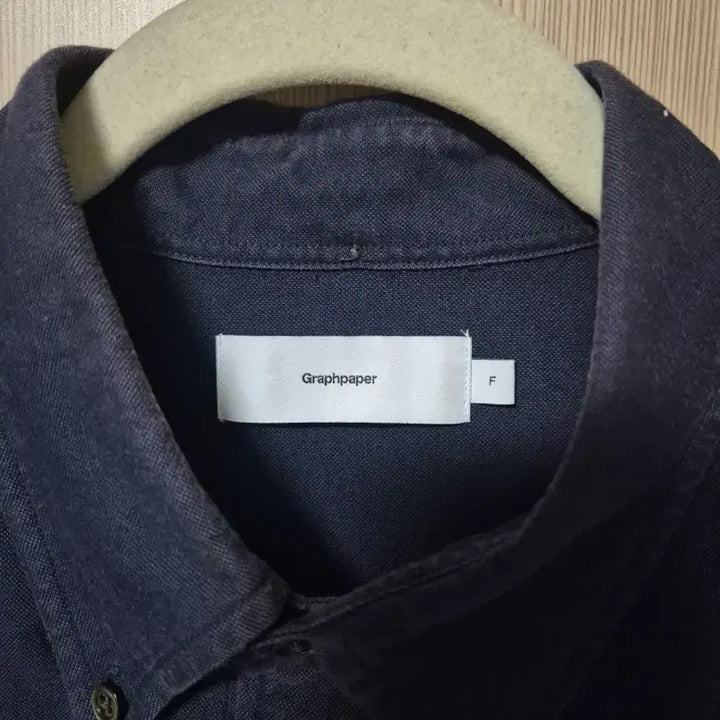 [BUNJANG] Graphpaper BD Oversized Short Sleeve Shirt / 그라프페이퍼 bd 오버핏 반팔 셔츠 free