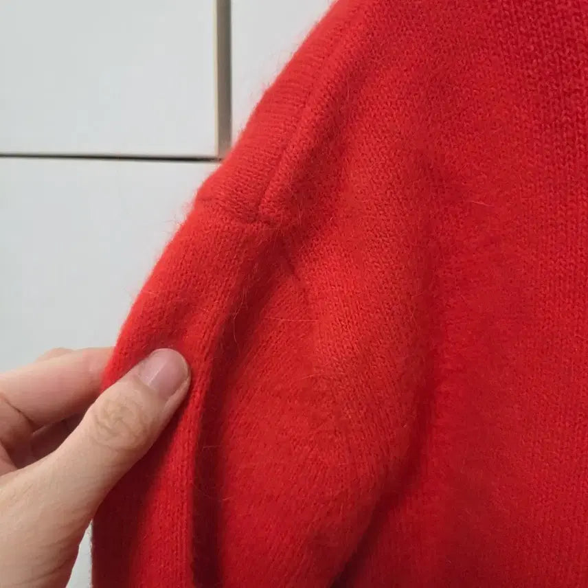 [BUNJANG] Angora Orange Knit Sweater / 앙고라니트 오렌지