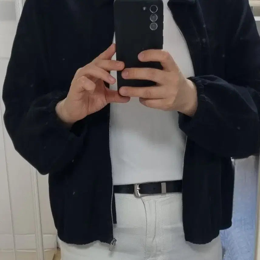 [BUNJANG] COS Zip Blouson Jacket Navy L / [새상품급/택O] COS 지퍼 블루종 재킷 네이비 L