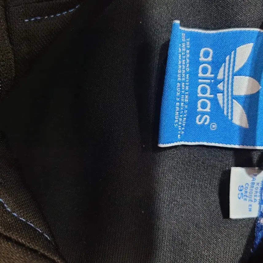 [BUNJANG] Adidas Black Three Stripe Track Top / 아디다스 블랙 삼선 트랙탑