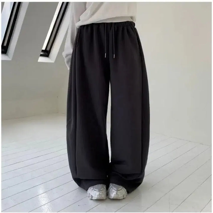 [BUNJANG] Beidelli Wide Training Pants / 베이델리 와이드 트레이닝 팬츠