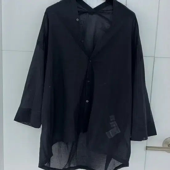 [SOLD OUT] Zucca 블랙 면셔츠 44-66 정품