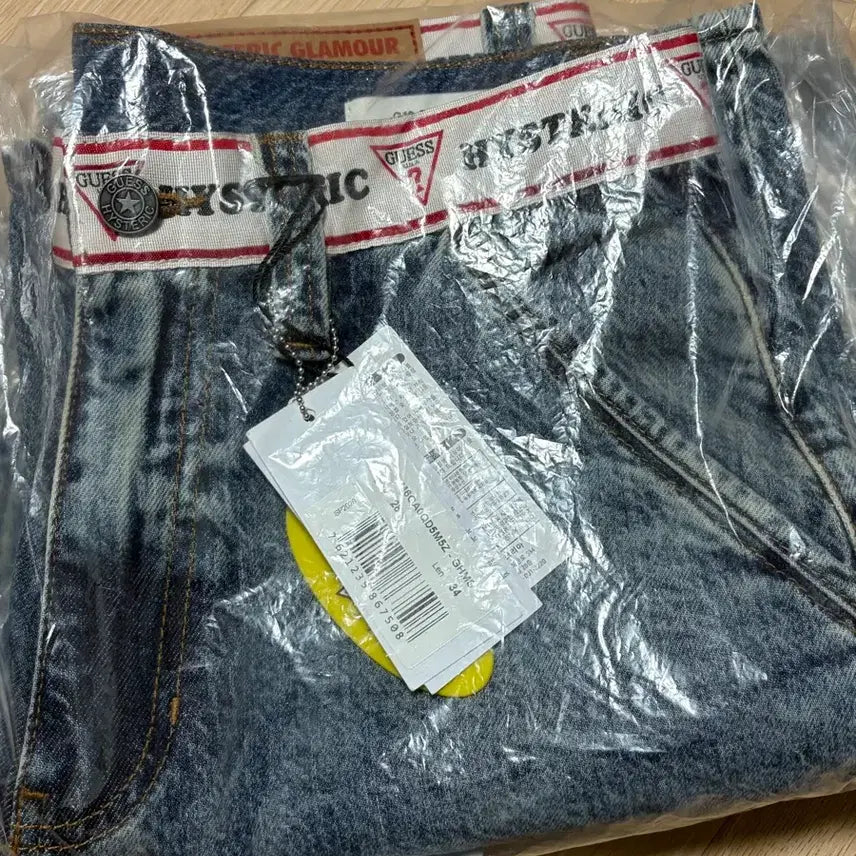 [SOLD OUT] 히스테릭 글래머X게스 콜라보 카펜터 데님팬츠 새상품