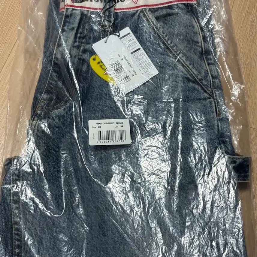 [SOLD OUT] 히스테릭 글래머X게스 콜라보 카펜터 데님팬츠 새상품