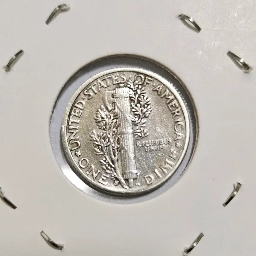 [BUNJANG] American 1943 Mercury Dime Coin / (은화)미국 1943년 10센트 머큐리 다임(동전.외국주화)03