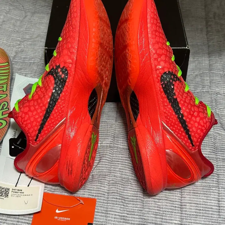 [BUNJANG] Nike Kobe 6 Protro Reverse Grinch Basketball Shoes / [270] 나이키 코비6 프로트로 리버스 그린치 농구화